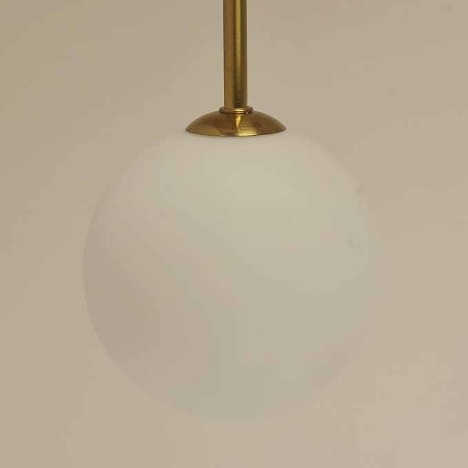 Lighting Glass Shade for Modern Pendant Light Wall Lamp Globe Shape White Frosted Diameter 4.72"