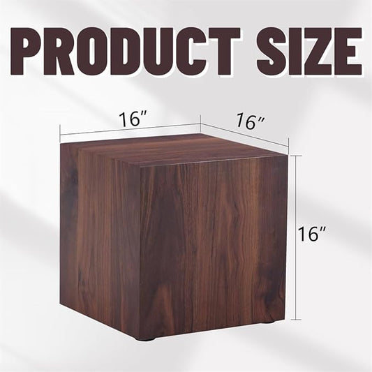 Side Table, End Table Living Room Tables, Wood Sofa Couch Bedside Table, Nightstand for Small Spaces, Bedroom