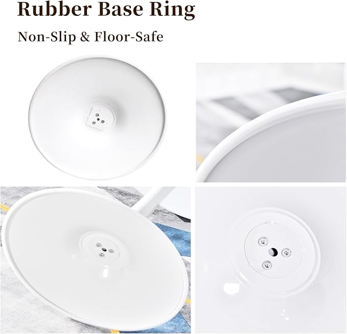 23.62" Small Round Dining Table for 2 – Mid-Century Pedestal Tulip Table with Sturdy Metal Base, Compact 2-Seater Kitchen or Dining Room Table for Small Spaces, Apartments, Breakfast Nook, Living Room