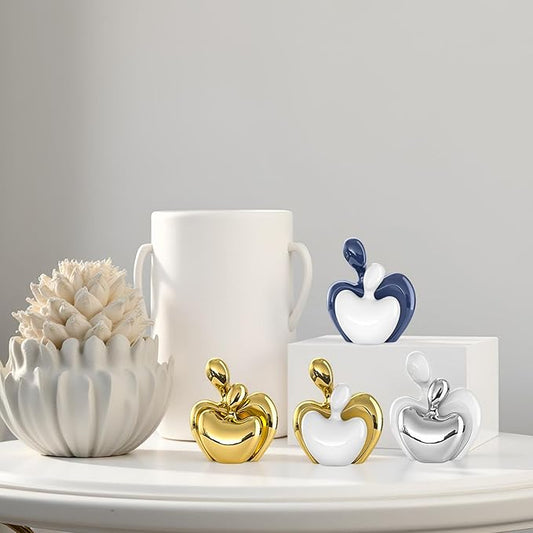 XMGZQ Blue White Mini Hugging Couple Statue Ceramic Lover Figurine Home Decor is a Romantic Gift for Her on Wedding Anniversary and Valentines, TV Stand Decoration Knick Knacks for Shelves (Blue)