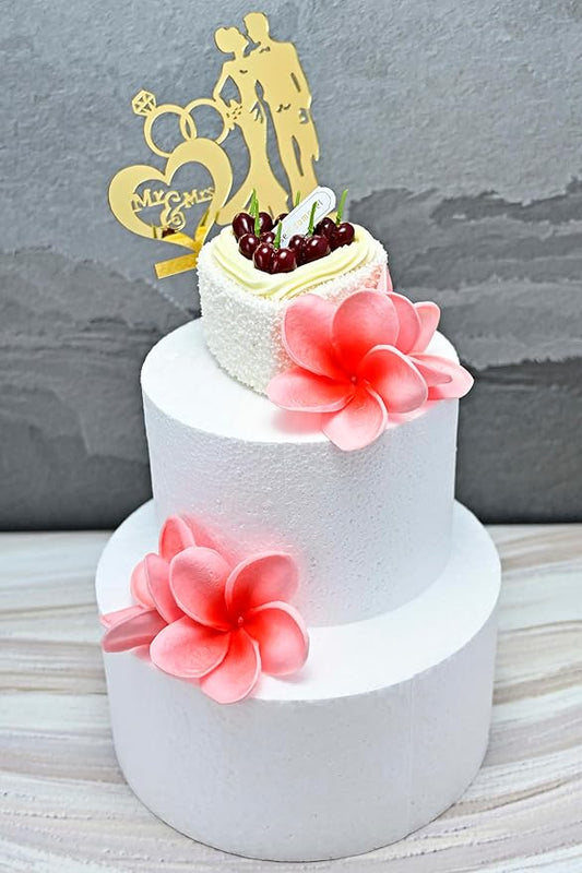 Birthday Gifts for Women 20pcs Grapefruit Pink Flowers PU Real Touch Flowers Hawaiian Plumeria Frangipani Artificial Flowers for DIY Birthday Gifts Wedding Gifts Home Decor Table Centerpiece