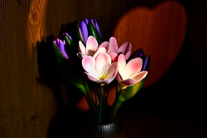 15pcs Pink Flowers PU Real Touch Lifelike Hawaiian Artificial Flowers for DIY Wedding Bouquets Pink Bridal Shower Centerpieces Arrangements Party Tables Decorations