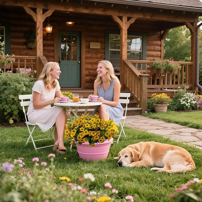 12 Bundles Artificial Flowers for Outdoor Indoor Fake Flowers UV Resistant Artificial Outdoor Flowers Fake Plants Beautiful Faux Flower for Porch Garden Home Patio Decor Home Wedding (Yellow)