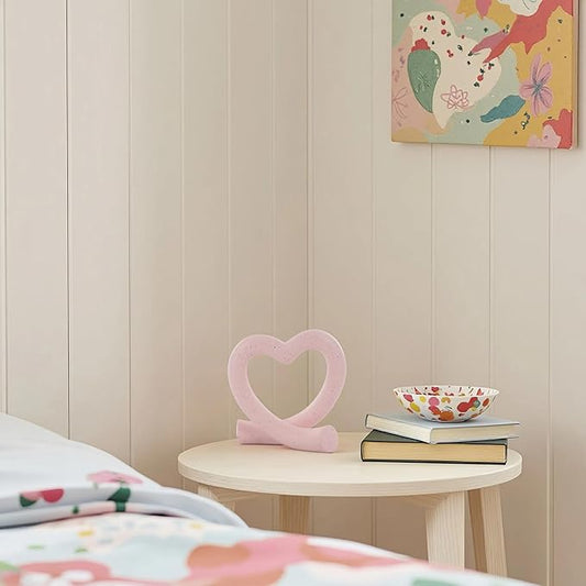 Heart Sculpture Home Decor - Love Line Modern Aesthetic Statue - Unique Ornaments Decorations for Living Room, Coffee Table, Bedroom, Shelf - Romantic Gifts for Lover