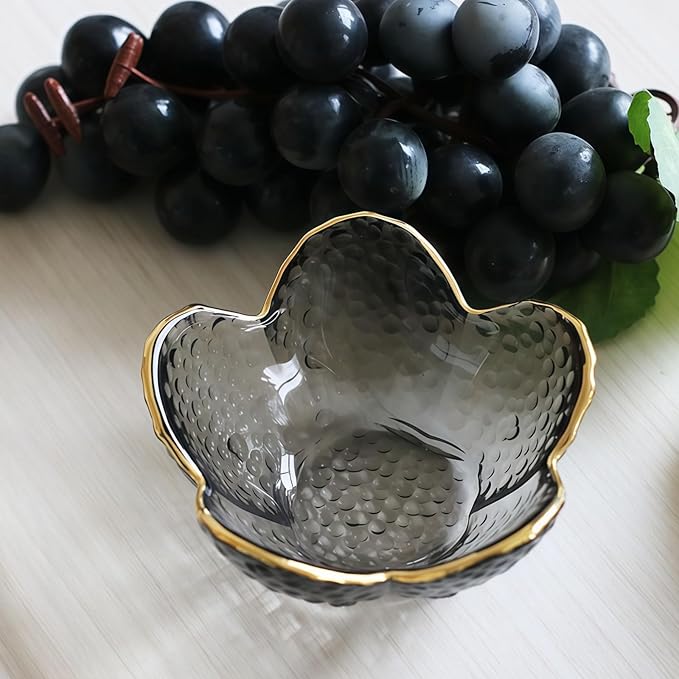 Small Green Flower Jewelry Dish, Glass Jewelry Ring Tray Trinket Bowl, Nightstand Decor Ring Holder for Women, Home Decor Gifts for Women, Wedding, Birthday, Mothers Day, Christmas, Thanksgiving