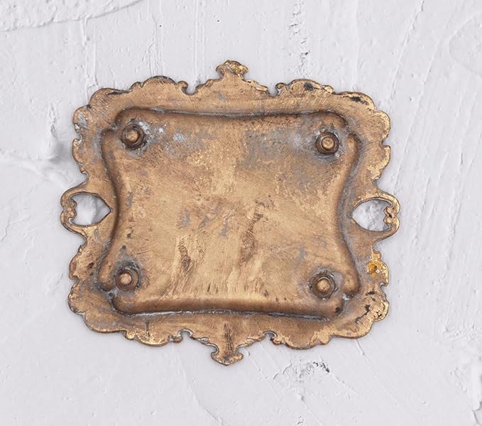 Vintage Small Gold Ring Dish, Birthday & Wedding Gifts for Women,Wedding Ring Tray - 5.3 x 4.5 inches