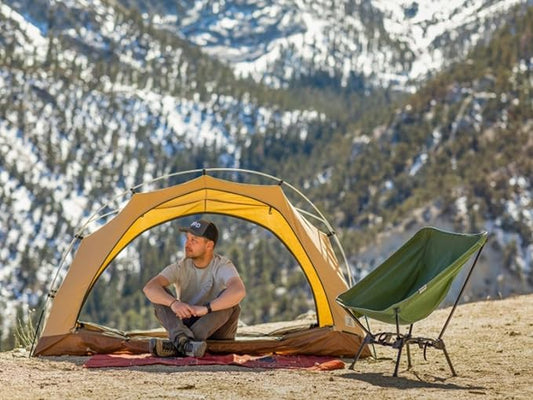 DOD Sugoi Chair - A Portable Camping and Backpacking Chair - Adjustable to The Ideal Height and Seating - Angle for Any Outdoor Activity - Olive