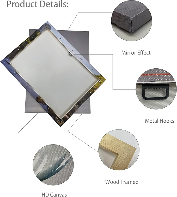 Lotus Flower Canvas Print Pictures Floral Blossom Pictures Bathroom Decor Zen Wall Art Painting Spa Photo Artwork Framed for Spiritual Meditation Yoga Room Ready to Hang (28 x 44inch)