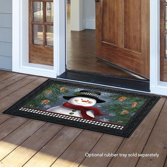Briarwood Lane Smiling Snowman Doormat