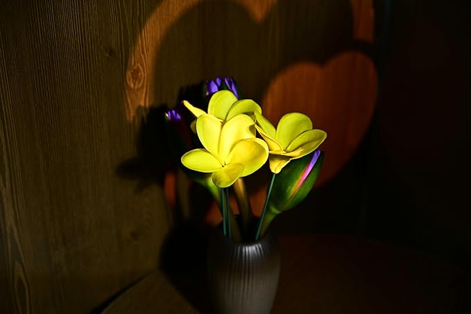 Birthday Gifts for Women 10pcs Yellow Flowers PU Real Touch Flowers Hawaiian Plumeria Frangipani Artificial Flowers for DIY Birthday Gifts Wedding Gifts Home Decor Table Centerpiece