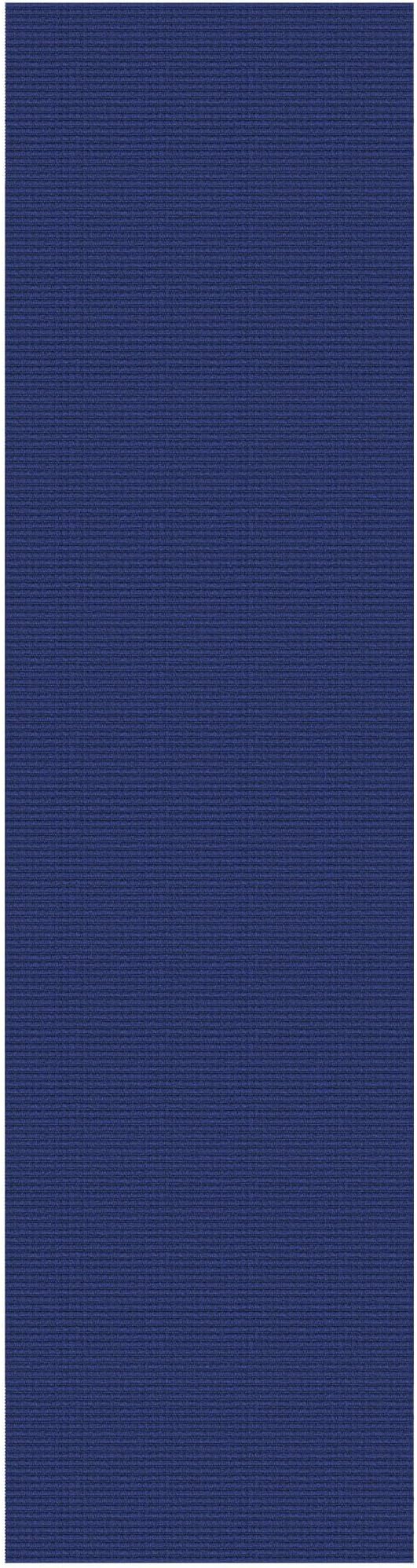 IOHOUZE Washable Runner Rug 2.6x10 Non Slip Rubber Backed Long Hallway Runner Entryway Runner Indoor, Kitchen Rugs Woven Cotton Floor Carpet for Hall Entrance, Royal Blue/Navy