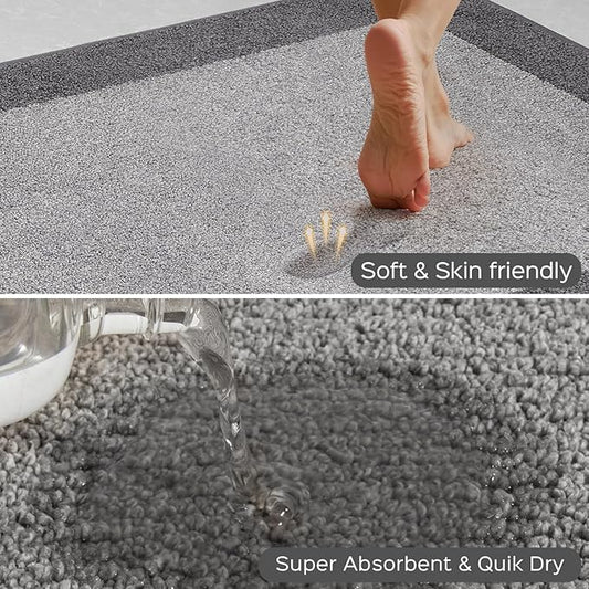 Machine Washable Kitchen Rug 24" x 36", Non Slip Kitchen Mat for Floor, Absorbent Entrance Throw Rug for Bedroom, Hallway, Bathroom, Door