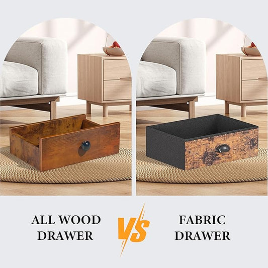 47" Narrow Console/Entryway Table with Storage & 3 Drawers & Outlets, for Sofa & Living Room, Hallway/Foyer/Couch/TV/ Aquarium Stand Table for Entryway with USB Ports, LED Light Strip,Perfect for Home