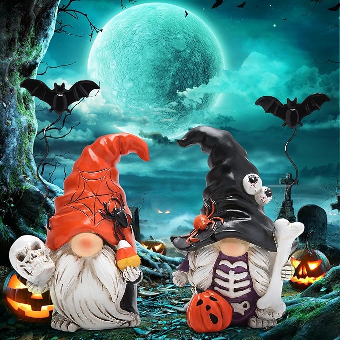 Hodao Halloween Gnomes Halloween Decorations Fall Thanksgiving Decorations Suitable for Indoor Home Decoration, Gifts