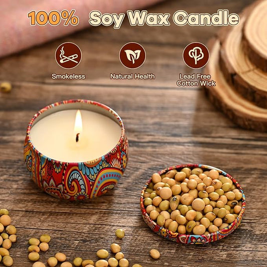 Scented Candles Gift Set, 12 Pack Candle for Home Scented, Candles Clearance with Gift Box, Aromatherapy Non Toxic Candle for Men, Women, Friends Birthday, Mother's Day