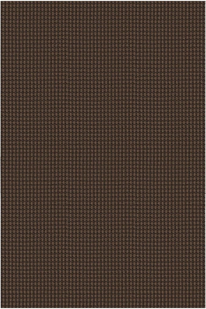 IOHOUZE Washable Area Rug 3x5 Non Slip Rubber Backed Woven Rugs for Entryway Rugs Indoor Outdoor Doormat Throw Rug Floor Carpet for Entrance Kitchen Front Door, Brown