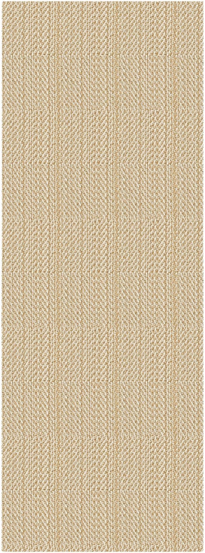 IOHOUZE Washable Runner Rug 2x6 Non Slip Runners for Hallways Entryway Runner Indoor, Kitchen Rugs Woven Cotton Floor Carpet for Kitchen Hall Entrance Bedroom, Warm Beige/Orange/Apricot
