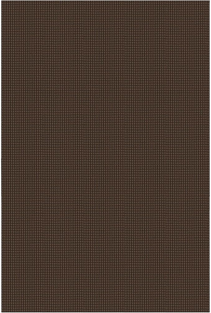 IOHOUZE Washable Area Rug 5x7 Non Slip Rubber Backed Rugs for Living Room, Dining Room Rugs Bedroom Rug, Woven Indoor Floor Carpet for Living Room Nursery, Brown