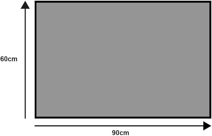 Wash and Dry Monotone Rug Smokey Mount Gray Non-Slip Washable Doormat 24x35 in (Medium)