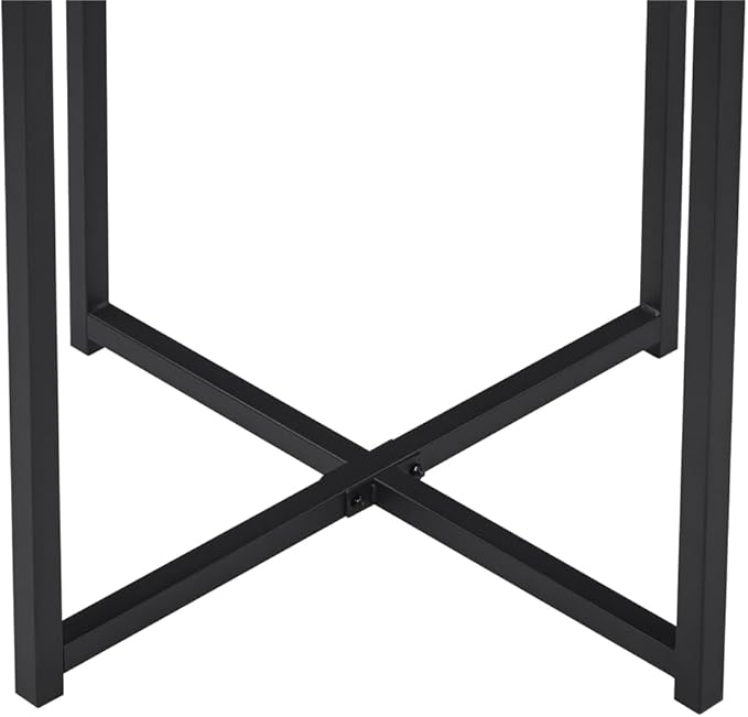 Yaheetech Industrial Dining Table Set for 4 Compact Kitchen Table and 4 Stools, Space-Saving Design for Apartment, Small Space, Breakfast Nook, Drift Brown