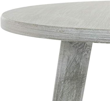 Safavieh Home Orion Modern Slate Grey Round Accent Table