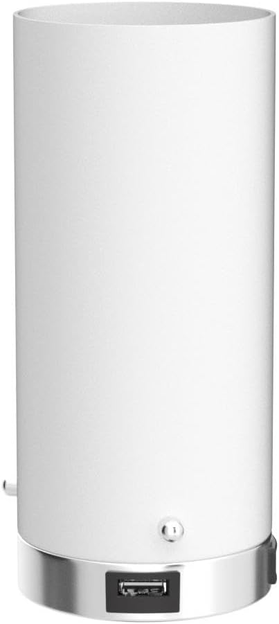 Bedside Touch Control Table Lamp for Bedroom 3 Way Dimmable Nightstand Lamp with Round Glass Shade for Living Room Kids Room Dorm Home Office(LED Bulb Included).