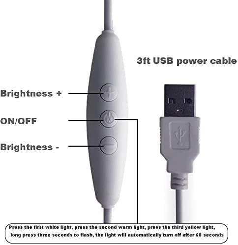 Bedside Table Lamp for Bedroom , 3-Color Temperature Lamp,Bedroom Bedside Night Light, Dimmable Led Lighting, Small Table Lamps for Living Room OfficeCreative Home Decor, Unique House warmging Gif
