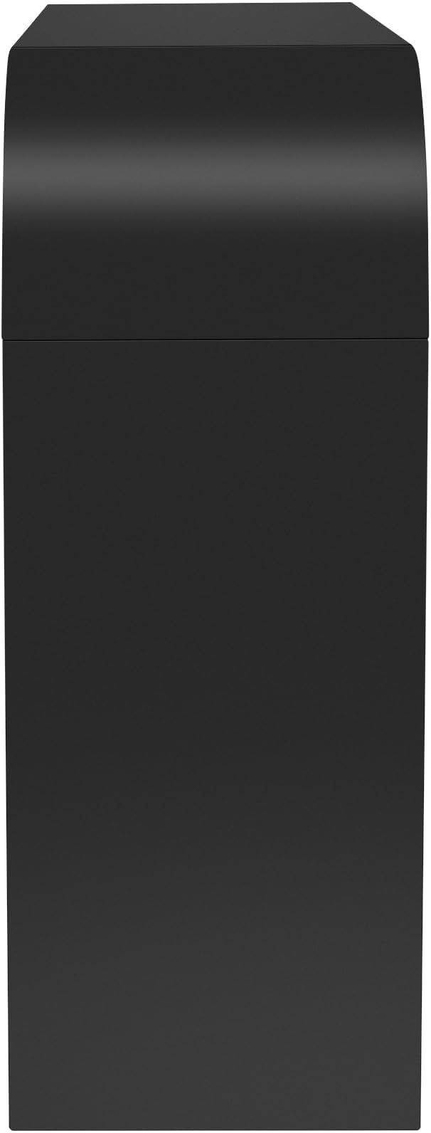 kevinplus 52'' Modern Console Table Sofa Table Minimalist Entryway Table, Contemporary Narrow Console Table Sofa Table for Living Room Dining Room Kitchen Entryway, Curved Tabletop, Black