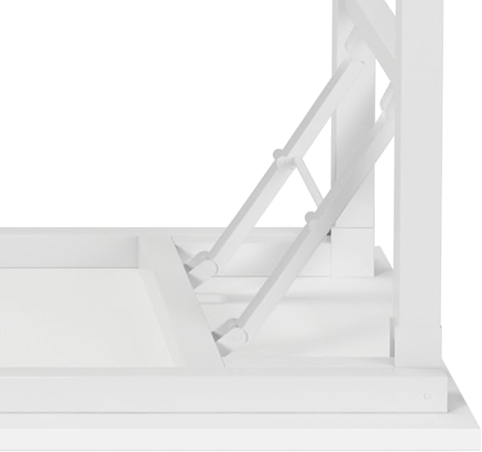 Need Home Office Desk Large Computer Desk 60 inch Sturdy Table Foldable Desk Gaming Computer Table No Assembly Required, White&White Frame AC5DW(152.4 * 60)