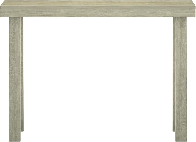 Plank+Beam Solid Wood Console Table, 46 Inch, Sofa Table, Narrow Entryway Table for Hallway, Behind The Couch, Living Room, Foyer, Easy Assembly, Seashell