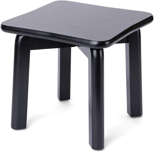 StrongTek Sturdy Bamboo Step Stool with Anti-Slip Feet, Easy-Assembly, 300 LBS Capacity, Ideal for Adults, Perfect for Bathroom, Bedroom, or Doorway Use, 11" x 11" x 10.6"