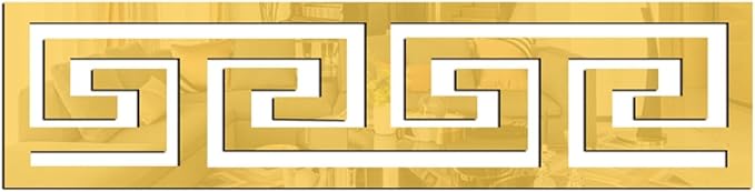 12 Pcs Geometric Shape DIY Acrylic Wall Stickers Removable Adhesive Wall Mirror Decor for Living Room Home Background (Gold)