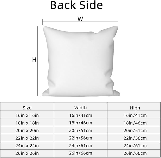 Blue Flower Throw Pillow Covers 24"x24" Set of 4, Countryside Floral Sofa Cushion Cover for Chair Couch Bed Living Room Office Car Garden Patio Farmhouse Indoor Outdoor Decorative