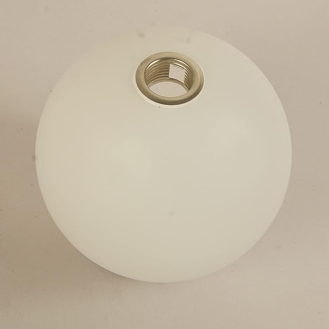 Lighting Glass Shade for Modern Pendant Light Wall Lamp Globe Shape White Frosted Diameter 4.72"