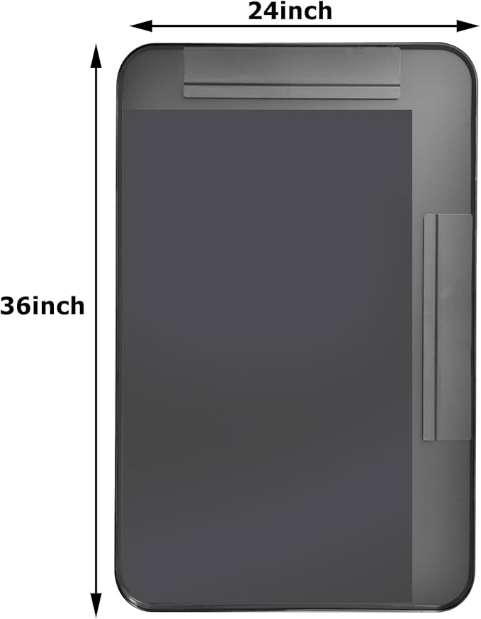 36 x 24 Inch Gold Bathroom Mirror for Wall,Aluminum Alloy Frame Rectangular Wall Mounted Mirror for Farmhouse Decor Horizontal or Vertical Ideal for Bedroom, Living Room