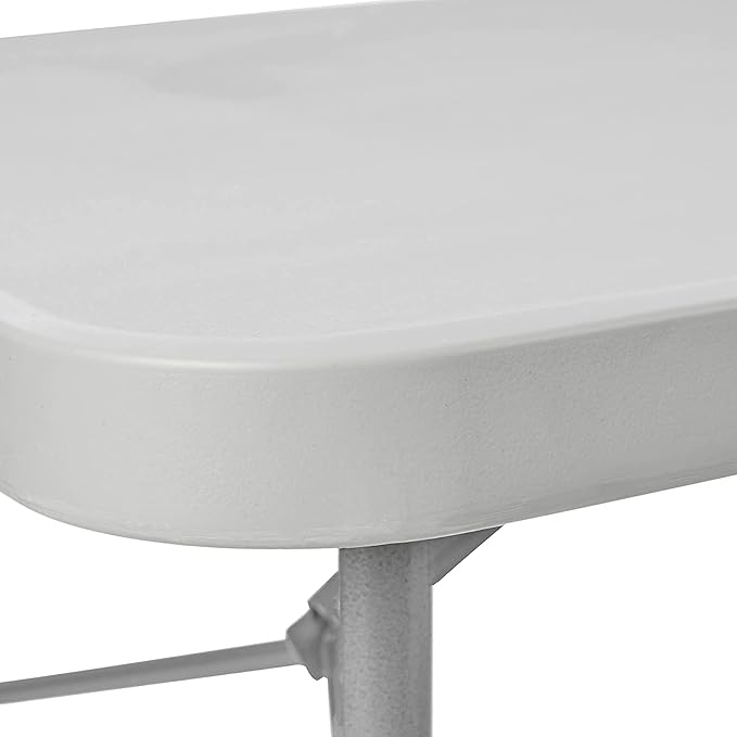 Office Star Resin Multipurpose Rectangle Folding Table for Indoor or Outdoor Use, 4 Feet x 2 Feet