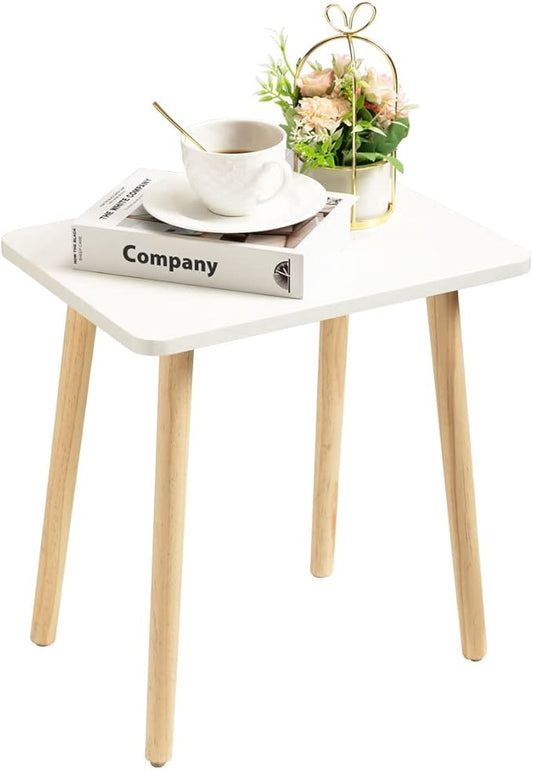 FORAOFUR Side Table, Small End Table Accent Table Living Room Bedroom Balcony Office, Modern Side Table Bedside Table Home Decor, Small Table for Small Spaces, Small Coffee Table, Easy Assembly