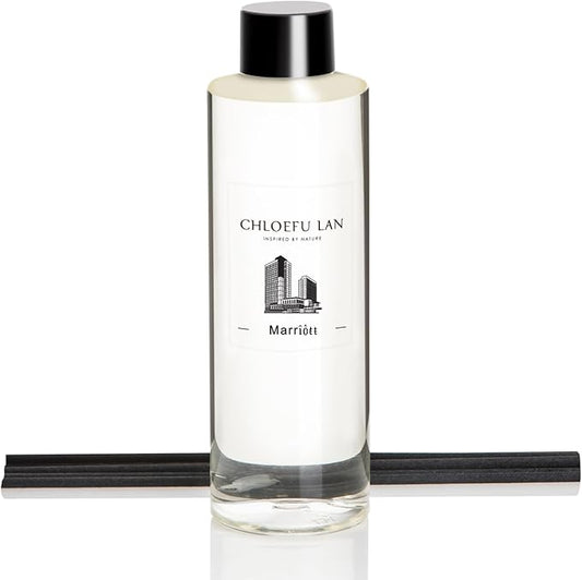 Chloefu LAN Hotel Scented Oil Diffuser Refill 200ml/6.76 fl oz Natural Essential Scented Oil - Best for Aromatherapy, SPA and Home, 0% Alcohol, Unique Blend to Promote Sleep & Relieve Stress