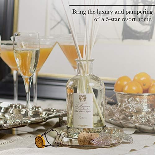 Antica Farmacista Home Ambiance Diffuser - Long-Lasting Reed Scent Diffuser - Luxury Room Freshener Gift - Lush Palm, 3.4 fl oz