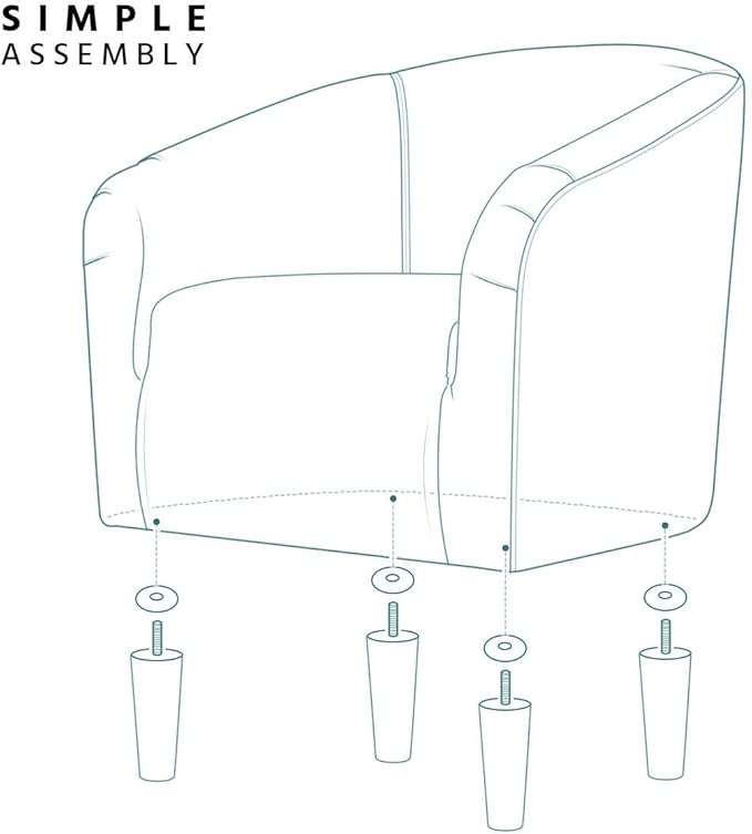 Yaheetech Living Room Chair, Velvet Accent Chair, Upholstered Barrel Chair, Sitting Chair with Armrest and Low Back for Living Room Bedroom Reception Room, Gray