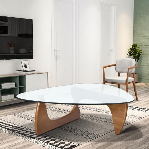 Home Modern Triangle Coffee Table with Storage Shelf, Lift-Top Design for Living Room, Small Space Accent Table