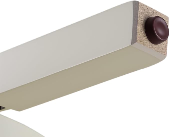 19" Round Side Table, Modern 2-Tier Shelf End Table, Small Accent Table for Living Room, Bedroom, Office, Brown and Gray