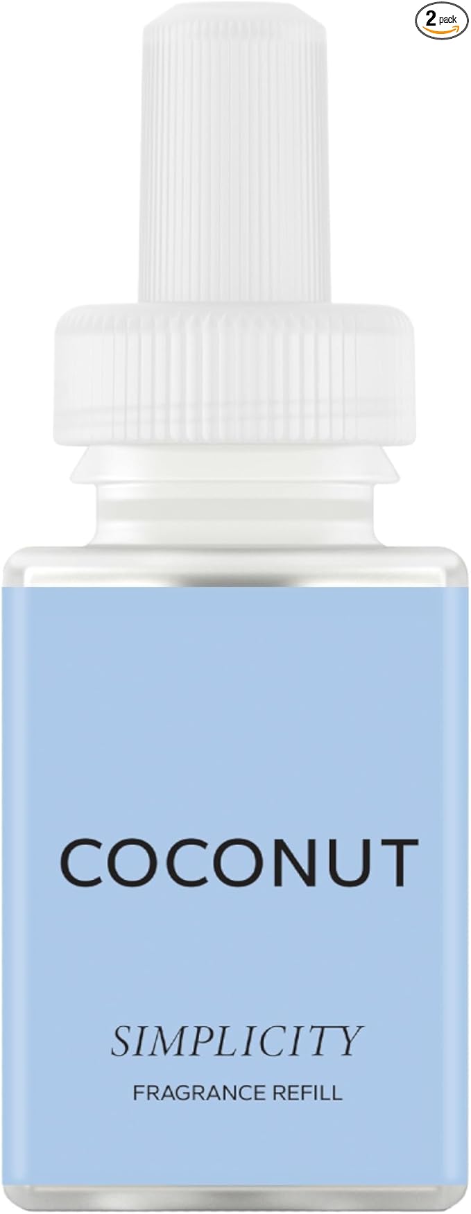 Pura and Simplicity - Smart Home Air Diffuser - Up to 120-Hours of Luxury Fragrance per Refill - Spring & Summer Fragrance - 2 Pack, Coconut