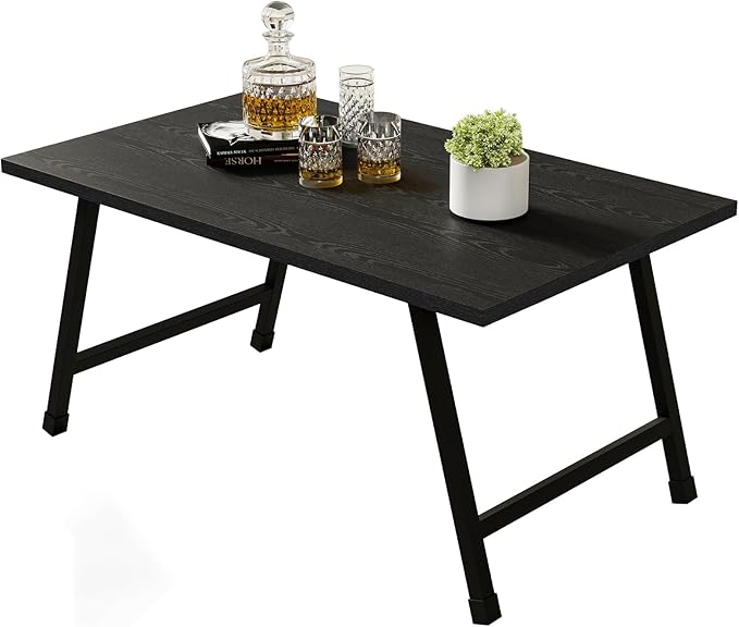 Rectangular Folding Coffee Table - Modern Space-Saving Foldable Coffee Table for Living Room, Durable and Lightweight Design, Easy to Assemble, Perfect for Small Spaces
