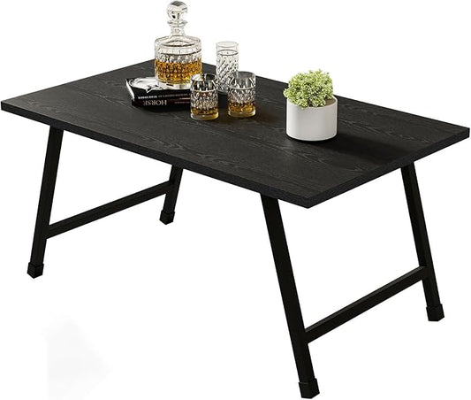 Rectangular Folding Coffee Table - Modern Space-Saving Foldable Coffee Table for Living Room, Durable and Lightweight Design, Easy to Assemble, Perfect for Small Spaces
