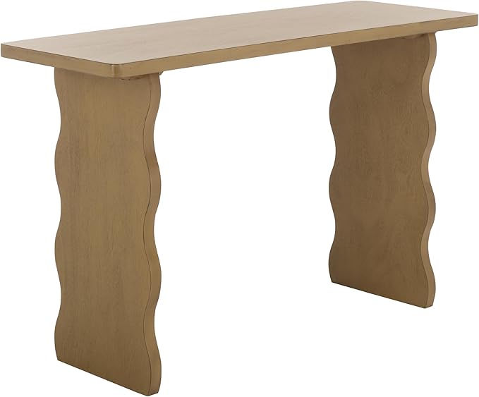 SAFAVIEH Home Collection Preslyn Desert Brown Console Table for Entryway, Living Room, Foyer