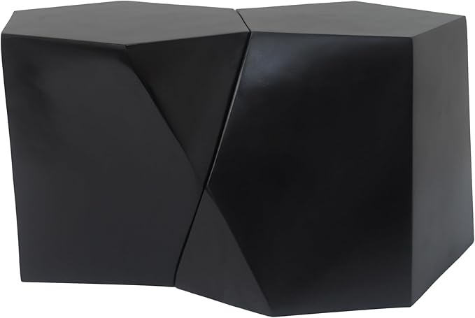 Nesting Coffee Table Set of 2, Modern Round Wooden Circle Accent Coffee Tables for Small Spaces Living Room Bedroom Balcony Office Drum Side Table