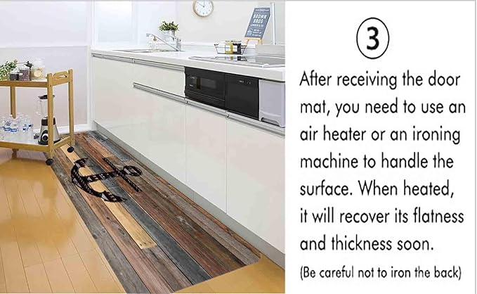 Bath Rugs Sponge Foam Absorbent Soft for Bathroom and Kitchen (71 x 24 inches),Flannel Mat Non Slip Bright 3D Print for Bedside and Living Room(Old Wooden Plank Anchor)