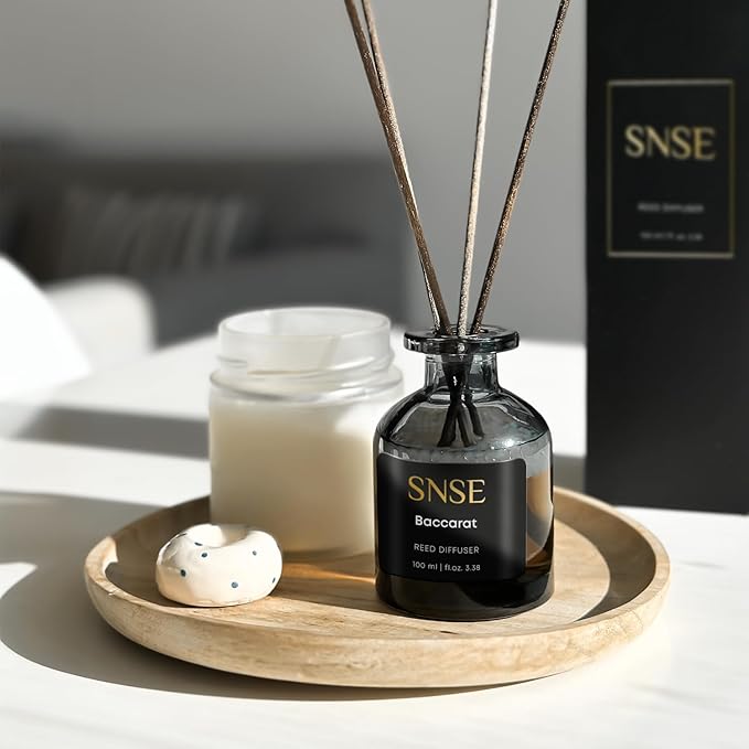 SNSE Spirit of Africa Reed Diffuser Set - Premium Reed Diffusers for Home with Diffuser Reeds, Luxurious Gift Aroma, Sophisticated Scent, Ideal for Relaxation, Elegant Home Fragrance