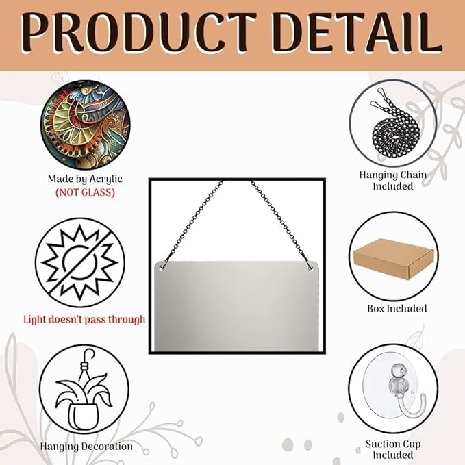 Hydrangea Flower Ornaments Decor for Window Hanging, Gift for Hydrangea Lovers, Flowers Gifts Home Wall Room Hanging Christmas Decorations, Flat 2D Acrylic Ornament